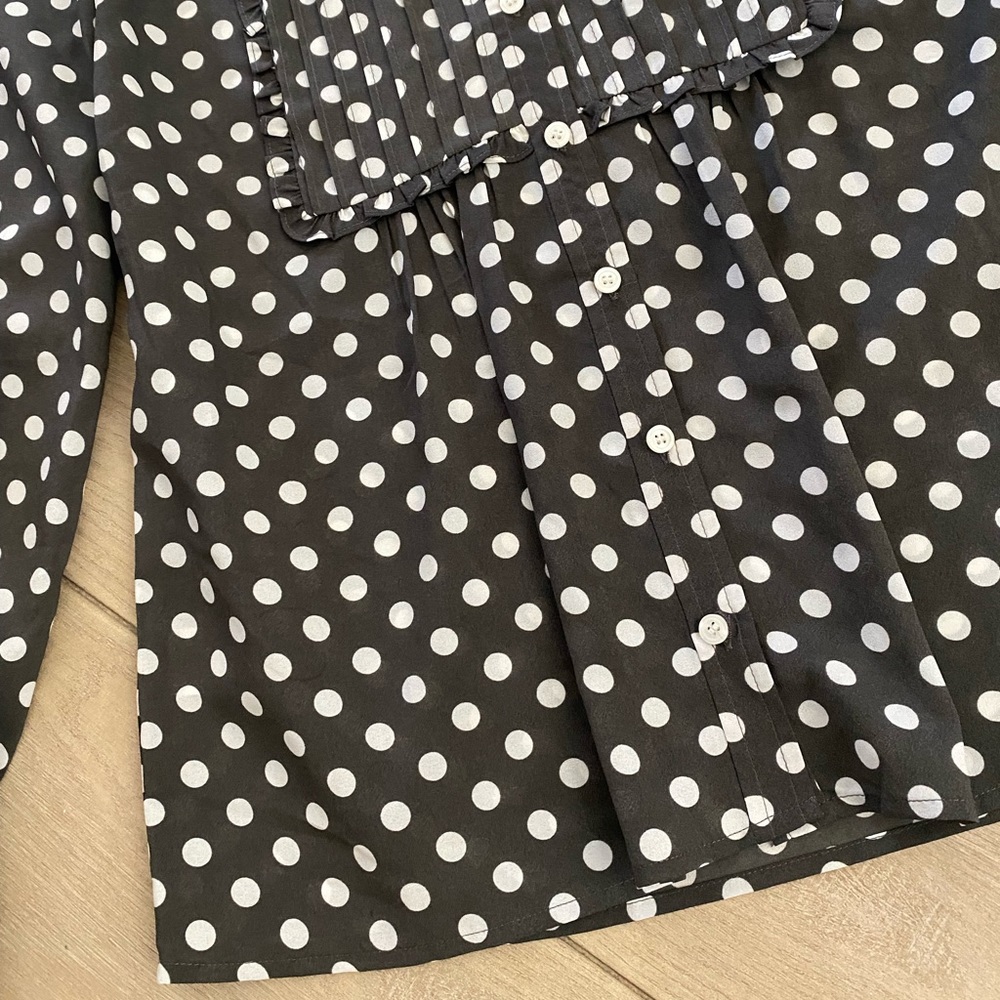 Jcrew Button-Down Blouse, Small 4 With Ruffle And… - image 5